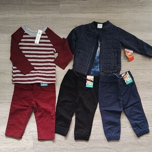 New Six Piece Baby Boys Bundle 12 Months